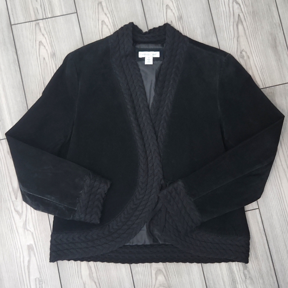 Coldwater Creek Leather Jacket - Picture 1 of 8